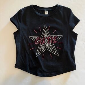Black Starburst Kids Tee
